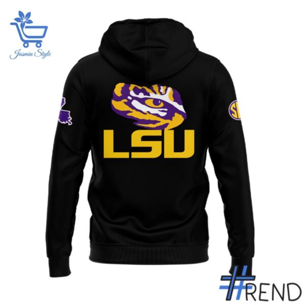 The 3 LSU Tigers Brian Kelly Coach 2025 Hoodie brings a timeless classic into today’s style