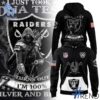 1 Las Vegas Raiders DNA Test Hoodie designed with a clean aesthetic for everyday wear