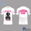 Premium Legion Back To Back Champions Tshirt designed for a modern, versatile style.
