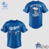 High-quality 2 Life Is Better With Los Angeles Dodgers Snoopy Jersey featuring a stylish design for a standout look.