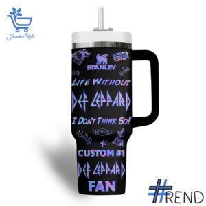 Take every step in comfort with 3 Life Without Def Leppard I don't Think So Tumbler 40oz