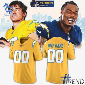 Crafted with care, the Los Angeles Chargers Nike Gold Alternate Super Chargers Jersey delivers a versatile look and lasting quality.