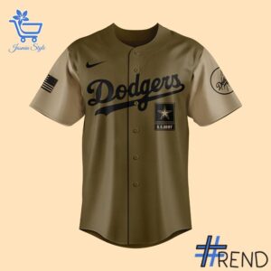 High-quality 2 Los Angeles Dodgers 2025 Military Appreciation Night Jersey featuring a stylish design for a standout look.