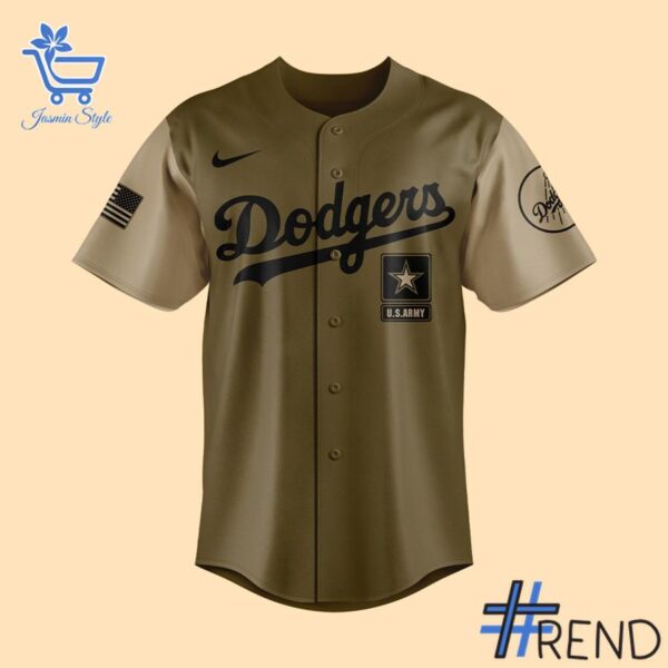 High-quality 2 Los Angeles Dodgers 2025 Military Appreciation Night Jersey featuring a stylish design for a standout look.