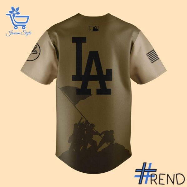 High-quality 3 Los Angeles Dodgers 2025 Military Appreciation Night Jersey featuring a stylish design for a standout look.