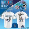 Layered outfit featuring 1 Los Angeles Dodgers 2025 ONE PIECE Night Jersey as the key piece