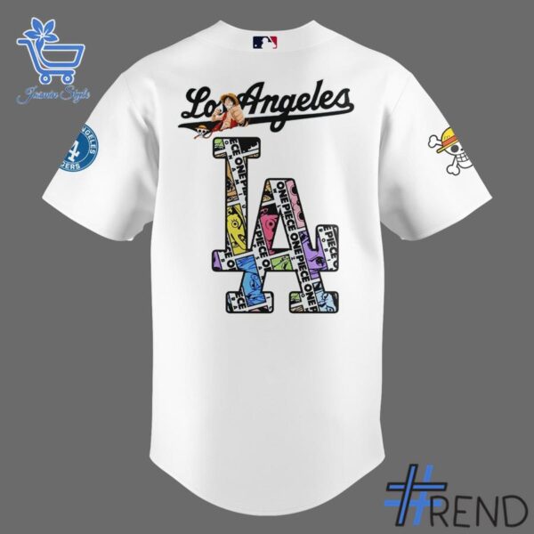 Layered outfit featuring 3 Los Angeles Dodgers 2025 ONE PIECE Night Jersey as the key piece