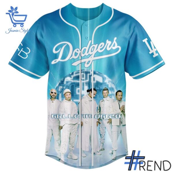 Bold and versatile 2 Los Angeles Dodgers Backstreet Boys Baseball Jersey for any occasion.