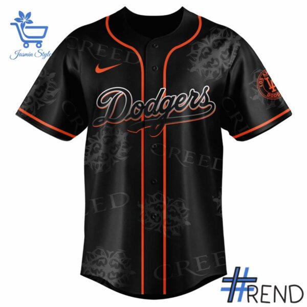 Premium Los Angeles Dodgers Creed Baseball Jersey designed for a modern, versatile style.