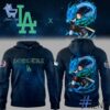 Stylish 1 Los Angeles Dodgers Demon Slayer Hoodie designed for everyday wear and lasting comfort.