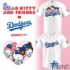 High-quality 1 Los Angeles Dodgers HELLO KITTY AND FRIENDS Night Jersey featuring a stylish design for a standout look.