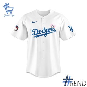 Premium Los Angeles Dodgers HELLO KITTY Night Jersey designed for a modern, versatile style.