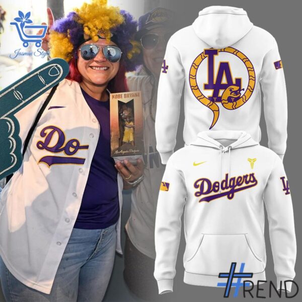 The Los Angeles Dodgers Kobe s bobblehead night Hoodie 1 jpg delivers iconic streetwear energy.