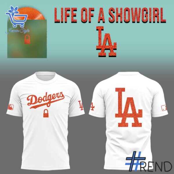 Bold and versatile 2 Los Angeles Dodgers Life of a Showgirl Shirt for any occasion.