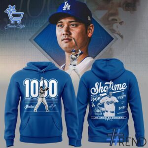 Crafted with care, the 4 Los Angeles Dodgers Shohei 1000 Career Hits Shirt delivers a versatile look and lasting quality.