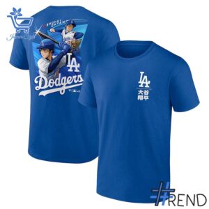 1 Los Angeles Dodgers Shohei Ohtani Royal Anime Player Shirt designed with a clean aesthetic for everyday wear