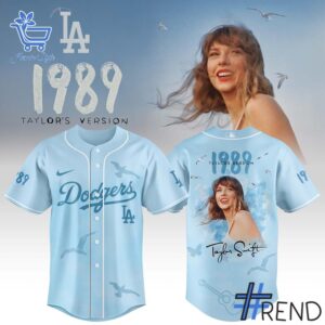 1 Los Angeles Dodgers Taylor Swift 1989 Jersey designed with a clean aesthetic for everyday wear