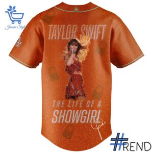 3 Los Angeles Dodgers Taylor Swift THE LIFE OF A SHOWGIRL Jersey designed with a clean aesthetic for everyday wear