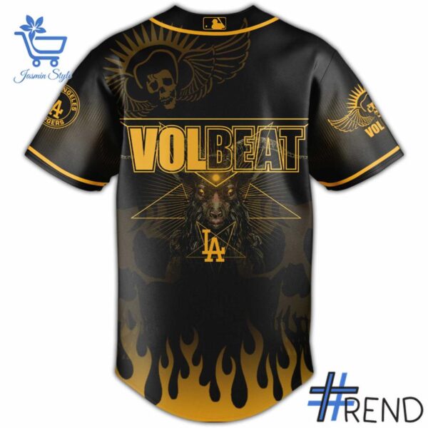 Premium quality 3 Los Angeles Dodgers VOLBEAT Baseball Jersey with a modern, versatile look