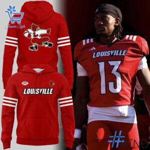 1 Louisville Cardinals Uniform Mascot Hoodie featuring a bold design for everyday confidence.