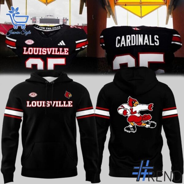 3 Louisville Cardinals Uniform Mascot Hoodie featuring a bold design for everyday confidence.