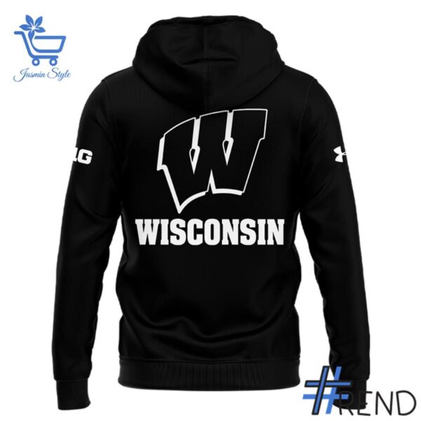 The 3 Luke Fickell Coach 2025 Badgers Strength Wisconsin Badgers Football Hoodie brings street-ready confidence to everyday outfits.