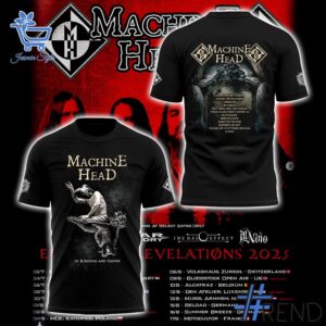 From casual to standout — 1 Machine Head Hills of Rock Festival 2025 Shirt says it all.