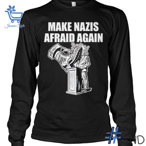 The 3 Make Nazis Afraid Again T Shirt brings street-ready confidence to everyday outfits.