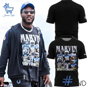 Stylish 1 Marvin Harrison Indianapolis Colts Shirt designed for everyday wear and lasting comfort.