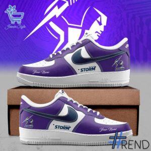 From casual to standout — 1 Melbourne Storm Custom Nike Air Force Shoes says it all.