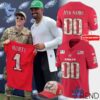 From casual to standout — 1 Men's Philadelphia Eagles Red 2025 Military Appreciation Day Jersey says it all.