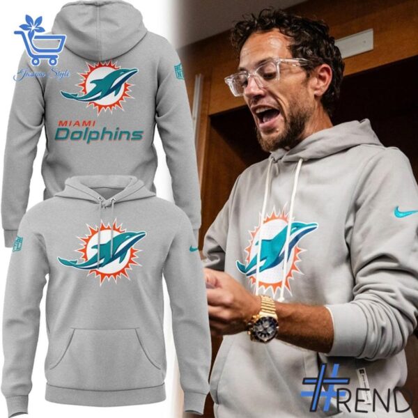 1 Miami Dolphins 2025 Hoodie designed with a clean aesthetic for everyday wear