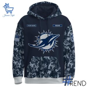 The 2 Miami Dolphins US Navy 250th Birthday Hoodie delivers iconic streetwear energy.
