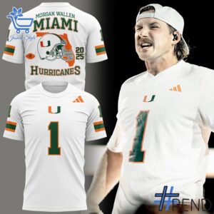 Crafted with care, the Miami Hurricanes Morgan Wallen Shirt delivers a versatile look and lasting quality.