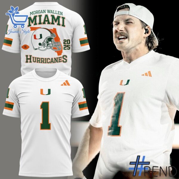 Crafted with care, the Miami Hurricanes Morgan Wallen Shirt delivers a versatile look and lasting quality.