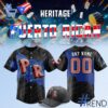 Layered outfit featuring 1 Miami Marlins Puerto Rican Heritage Night Jersey as the key piece