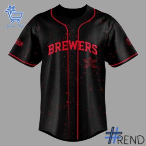 From casual to standout — 2 Milwaukee Brewers Stranger Things Night 2025 Jersey says it all.