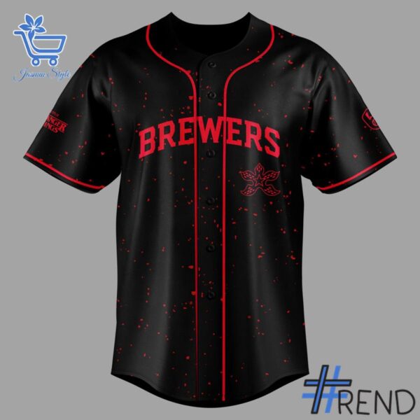 From casual to standout — 2 Milwaukee Brewers Stranger Things Night 2025 Jersey says it all.