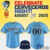 Stylish 1 Milwaukee Brewers s 2025 Cerveceros Night Custom Jersey designed for everyday wear and lasting comfort.
