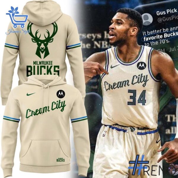 Bold and versatile 1 Milwaukee Bucks Cream City Shirt Hoodie for any occasion.