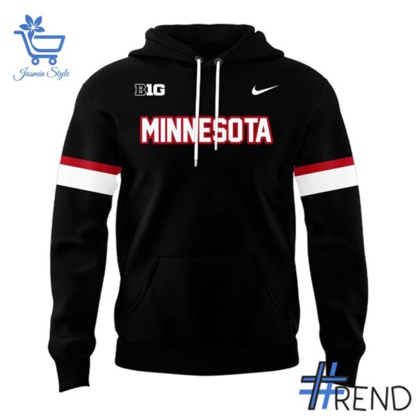 The 2 Minnesota Golden Gophers Dark Mode In Black Hoodie brings street-ready confidence to everyday outfits.