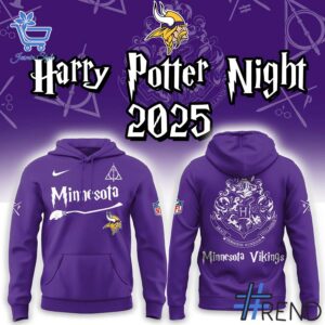 2 Minnesota Vikings Harry Potter 2025 Shirt featuring a bold design for everyday confidence.
