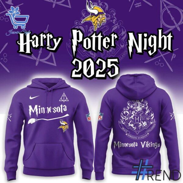 2 Minnesota Vikings Harry Potter 2025 Shirt featuring a bold design for everyday confidence.
