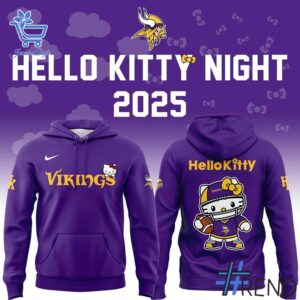 The 2 Minnesota Vikings Hello Kitty Shirt delivers iconic streetwear energy.