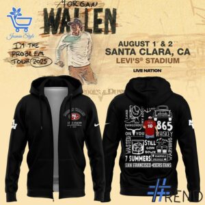 Crafted with care, the 1 Morgan Wallen 7 Summers San Francisco 49ers Hoodie delivers a versatile look and lasting quality.