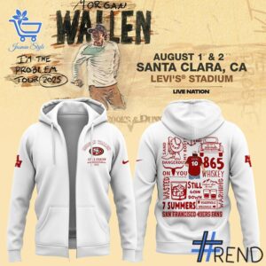 Crafted with care, the 2 Morgan Wallen 7 Summers San Francisco 49ers Hoodie delivers a versatile look and lasting quality.