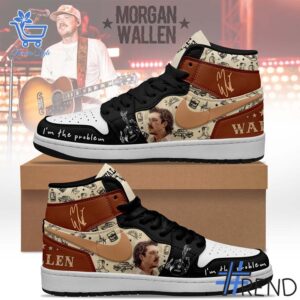 From casual to standout — 1 Morgan Wallen I'm The Problem Air Jordan 1 Shoes says it all.