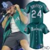 From casual to standout — 1 Morgan Wallen Seattle Mariners 1995 Ken Griffey JR Signature Jersey says it all.