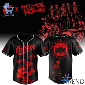 Premium quality 1 My Chemical Romance Baltimore Orioles Jersey with a modern, versatile look