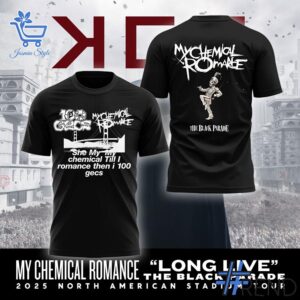 From casual to standout — 1 My Chemical Romance MCR Tour 2025 Shirt says it all.